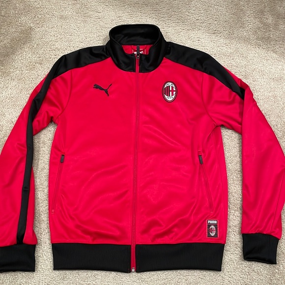 Other - Preowned AC Milan red track jacket men size M in excellent condition